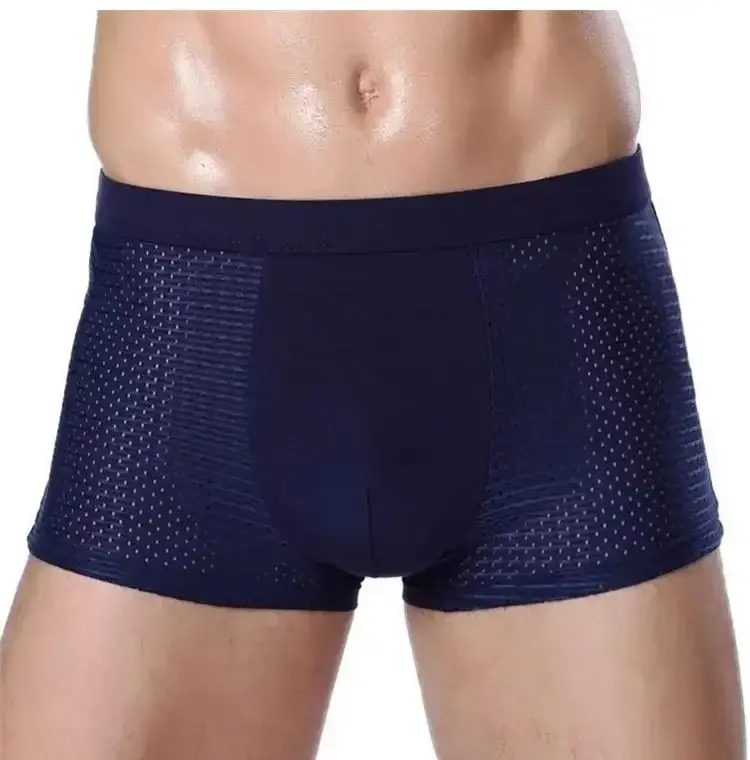 4Pcs Bamboo wear Bamboo Boxer Short Men Microfiber Boxer Briefs Underwear Compression Stretch — image 5