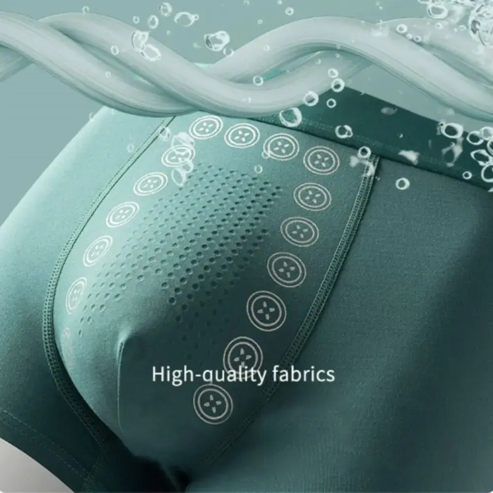 Energy Field Therapy Men's Underwear Elastic Polyester Fibre Long Lasting Slim Briefs Breathable Magnetic Therapy Men Underwear — image 8