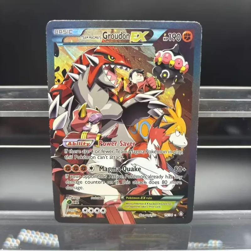 Kad Koleksi DIY Psyduck Salamence Crobat Mewtwo ex EN Buatan Sendiri Kad Tunggal Permainan Klasik Anime Kad Hadiah Mainan — image 14