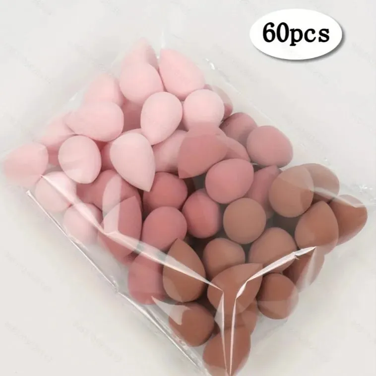 3/20/60Pcs Tragbare Wiederverwendbare Wasser Tropfen Form Mini Mixer Schwamm Schönheit Kosmetische Foundation Kosmetik Schwamm Make-up Mixer — image 6
