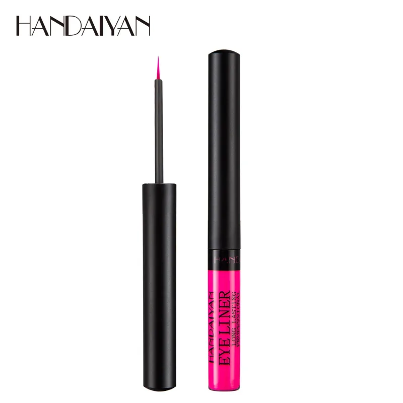 UV Light Neon Eyeliner Pen Eyes Makeup Red Waterproof Liquid Color Eye Liner Pencil Make Up Cosmetics Yellow Matte Purple Pen — image 7