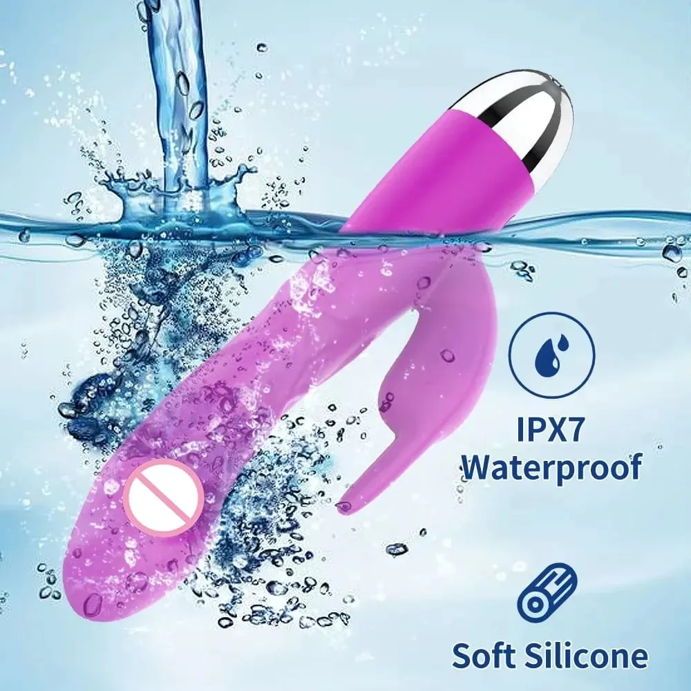 Ogromny silikonowy wibrator Dildo królik dla kobiet stymulacja łechtaczki masaż 10 prędkości G Spot wibrator zabawki erotyczne dla dorosłych