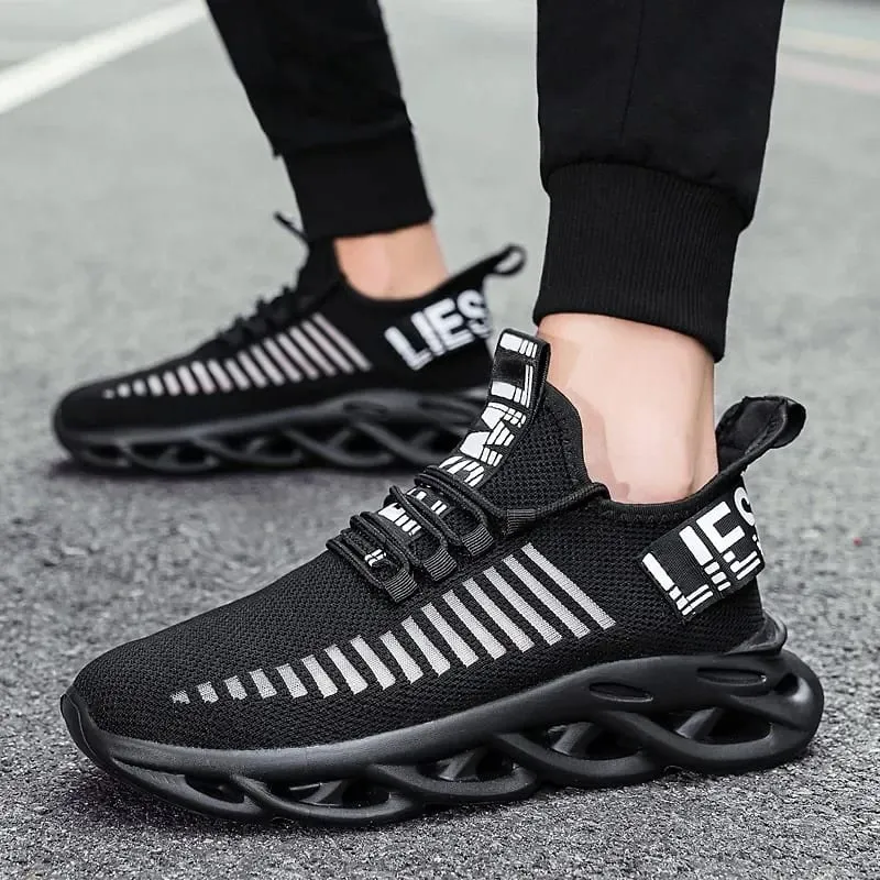 Männer Schuhe Bequeme Beiläufige Turnschuhe Atmungsaktive Plattform Laufschuhe Mann Mesh Tenis Sport Schuhe Waling Tenis Masculino