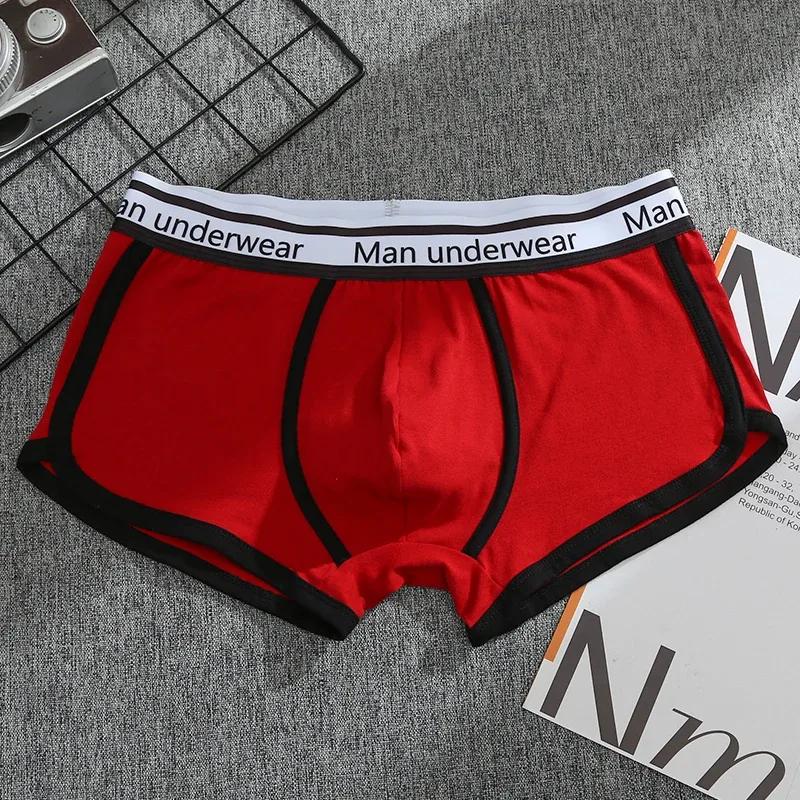 1/4 adet erkek iç çamaşırı boksörler pamuk külot nefes düz Boxershorts erkek orta bel külot Trend erkek şort Homme şort — image 19