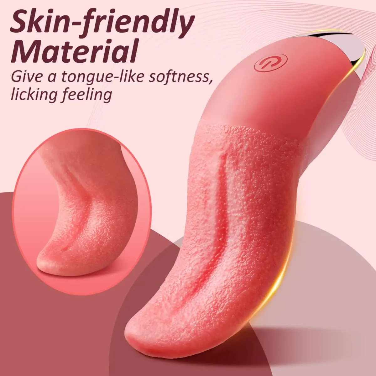 Puting Klitoris G Spot Penggetar Menjilat Stimulator Anal Vagina 10 Mode Getaran Pemijat Mainan Seks Masturbasi Dewasa untuk Wanita — image 3