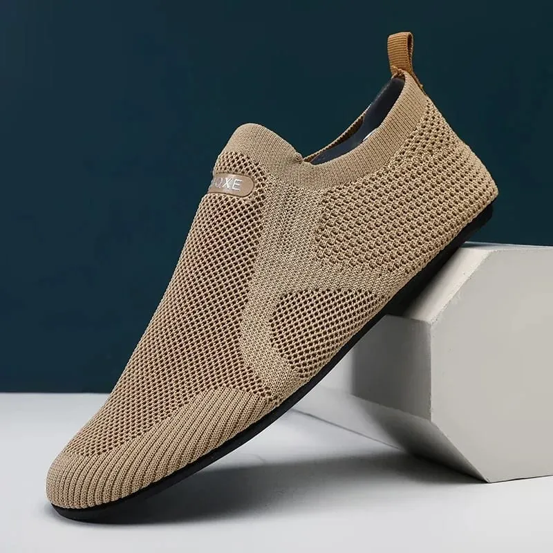 Breathable Men รองเท้าผ้าใบลำลองน้ำหนักเบาผู้หญิง Vulcanized รองเท้ายืดหยุ่น Unisex Loafer ฤดูร้อน Anti-SLIP รองเท้า 36-47 — image 5
