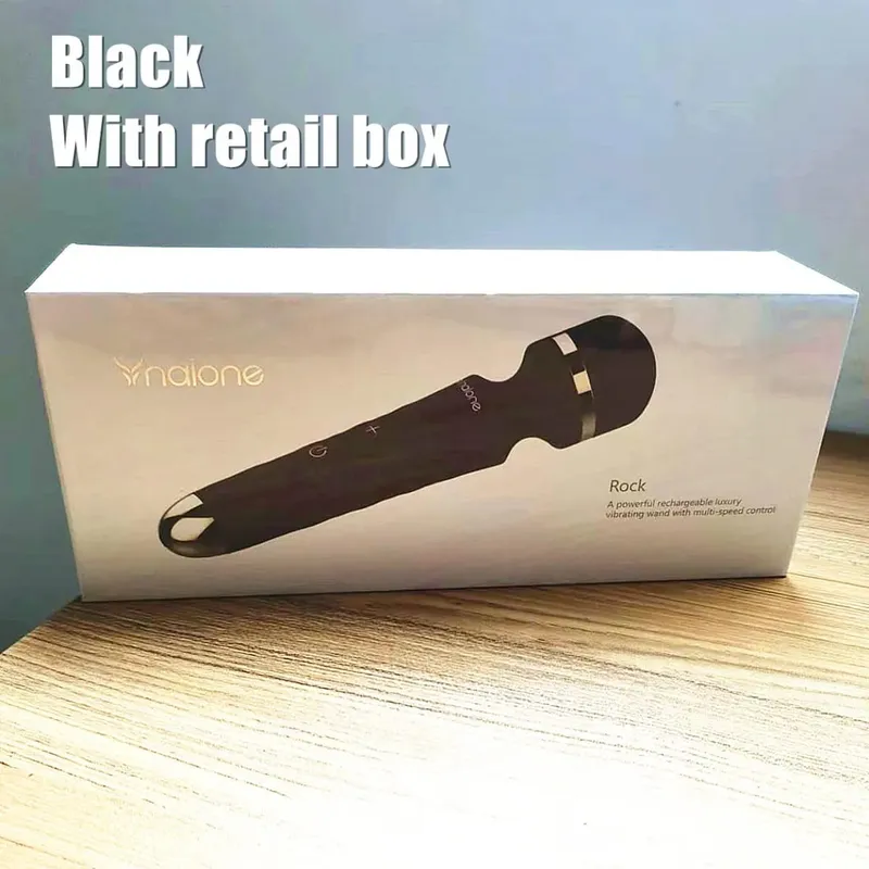 Nalone Rock ที่มีประสิทธิภาพ Clitoris Vibrator ชาร์จ USB Magic Wand AV Vibrator เครื่องนวดผลิตภัณฑ์ทางเพศเพศเร้าอารมณ์ของเล่นสำหรับผู้หญิง — image 10