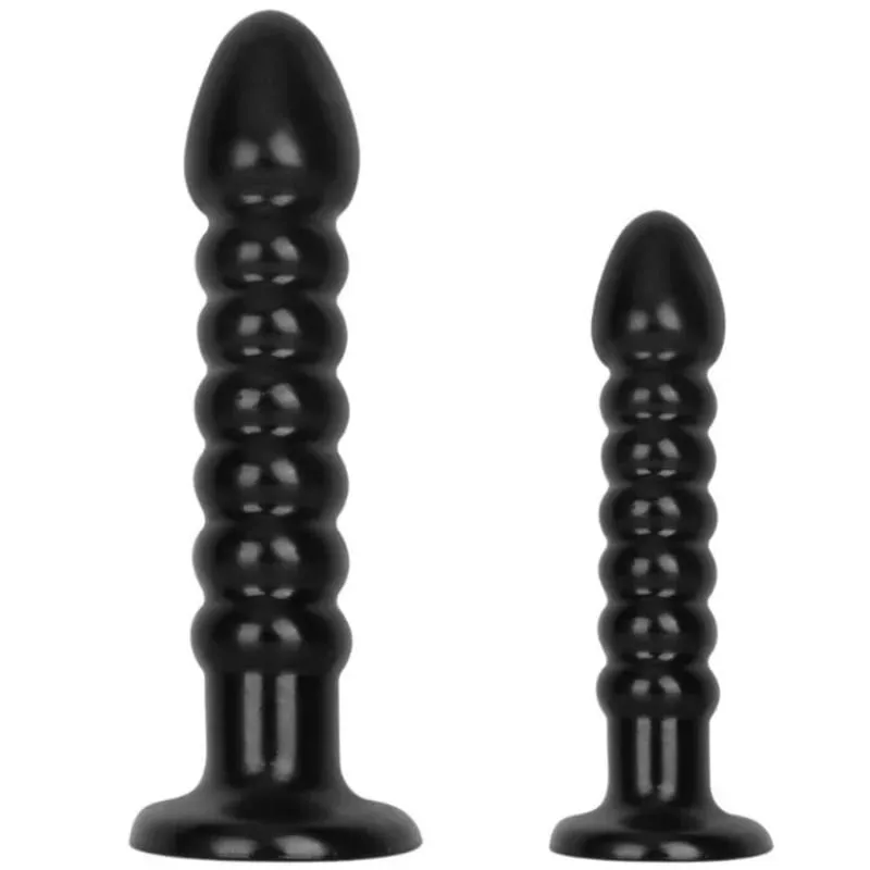 거대한 항문 플러그 딜도는 항문 질을 자극합니다 ButtPlug 큰 음경 전립선 마사지 빨판 섹스 토이 Masturbator 18과 항문 확장기