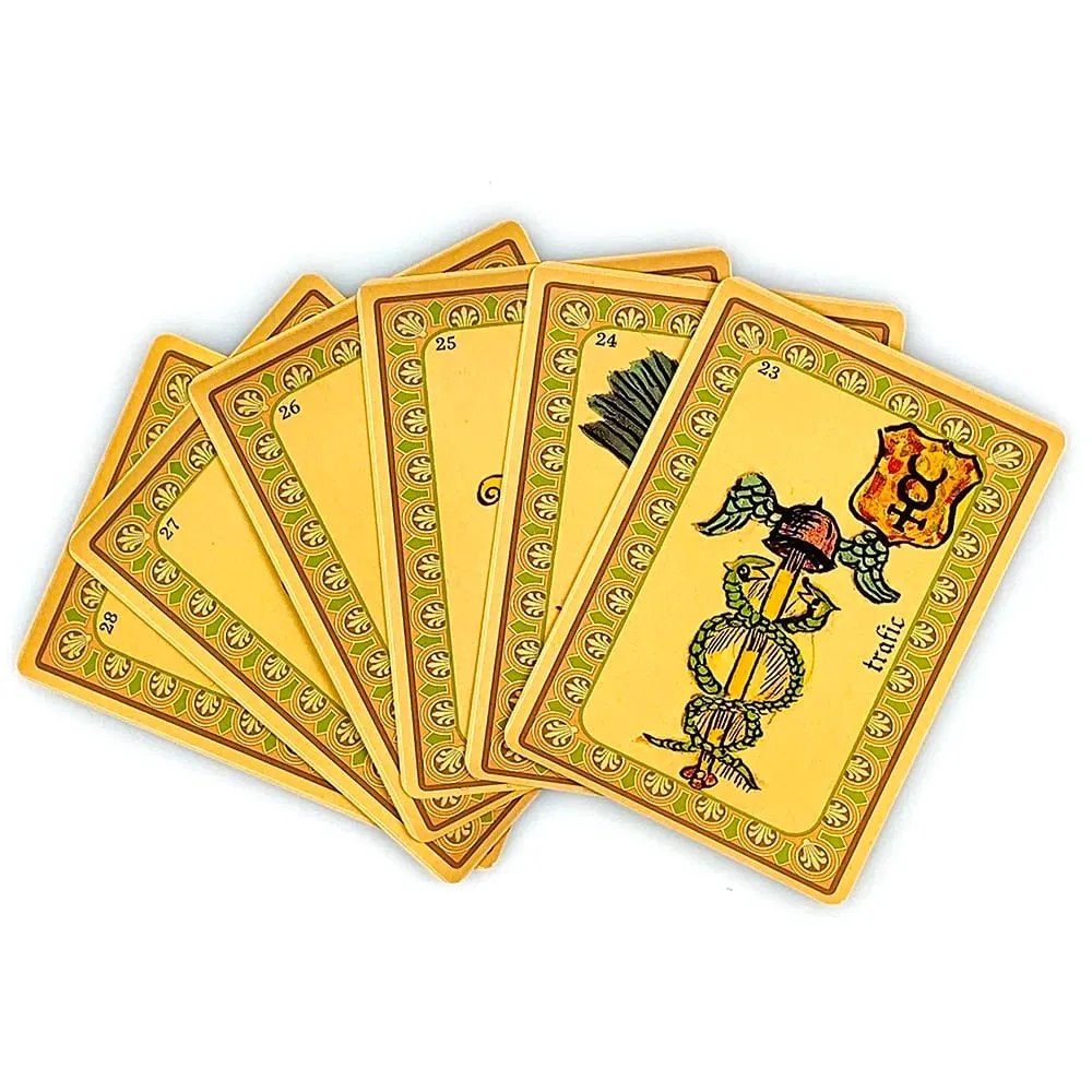 Cartes Oracle Belline Version française Cartes Oracle de divination de fortune Cartes de lecture psychique mystérieuse Jeu pour instruction papier — image 5