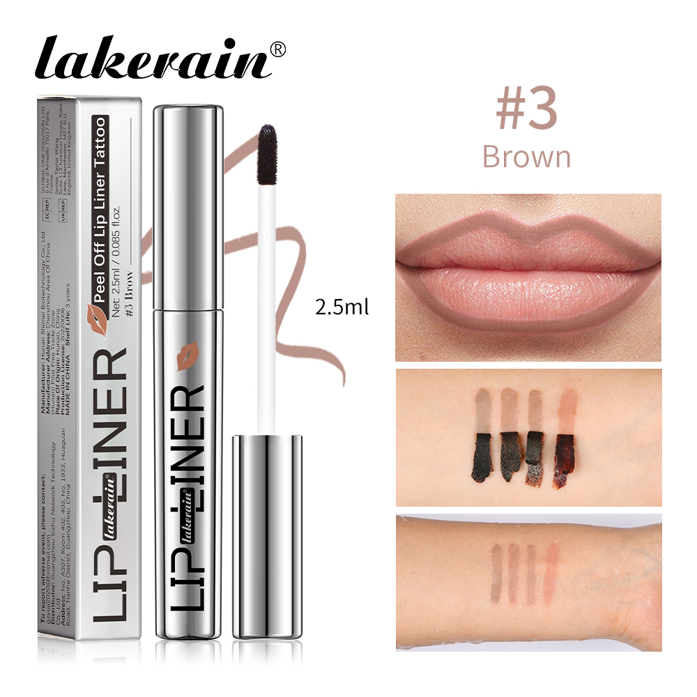 Crayon à lèvres détachable, 4 couleurs, imperméable, longue durée, hydratant, brillant, tatouage, rouge à lèvres, cosmétiques — image 8