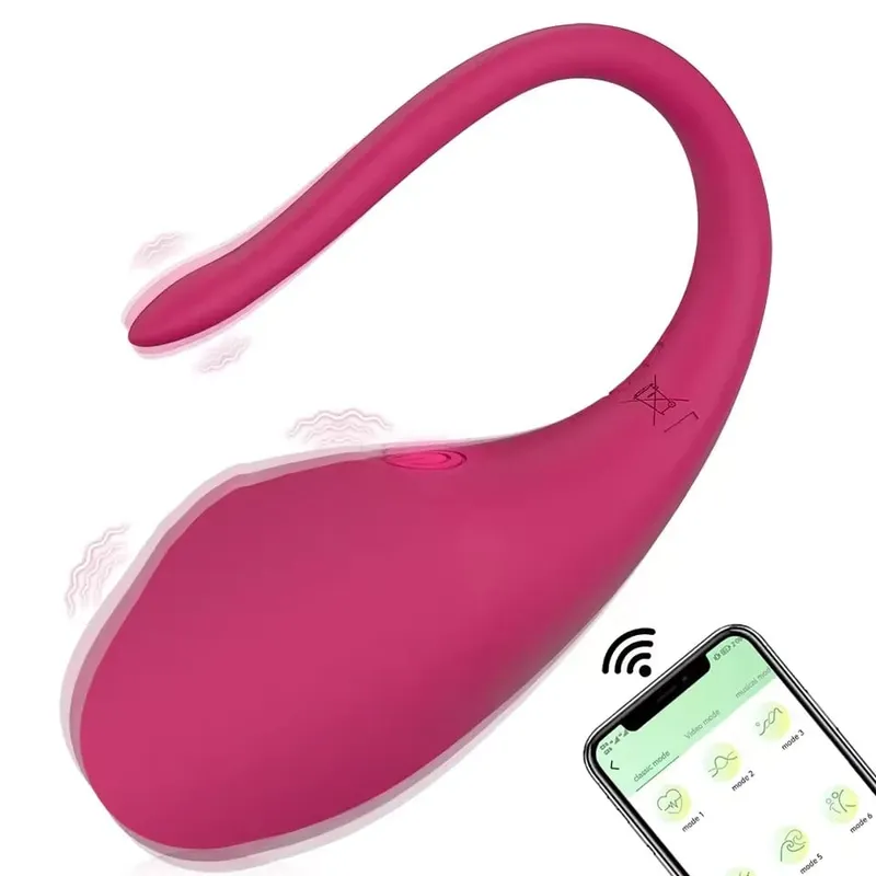 Vibromasseur œuf puissant portable, contrôle par application, stimulateur Vaginal clitoridien de Type U pour Couples, Massage du point G, jouet sexuel pour femmes de 18 ans et plus — image 10