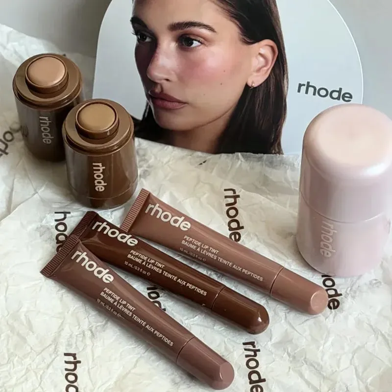 RHO Più Nuovo Lip Gloss Balsamo per le labbra Levigante Contorno Stick Bronzer Impermeabile Finitura Naturale Naso e Mascella Contouring Regalo Tascabile — image 4