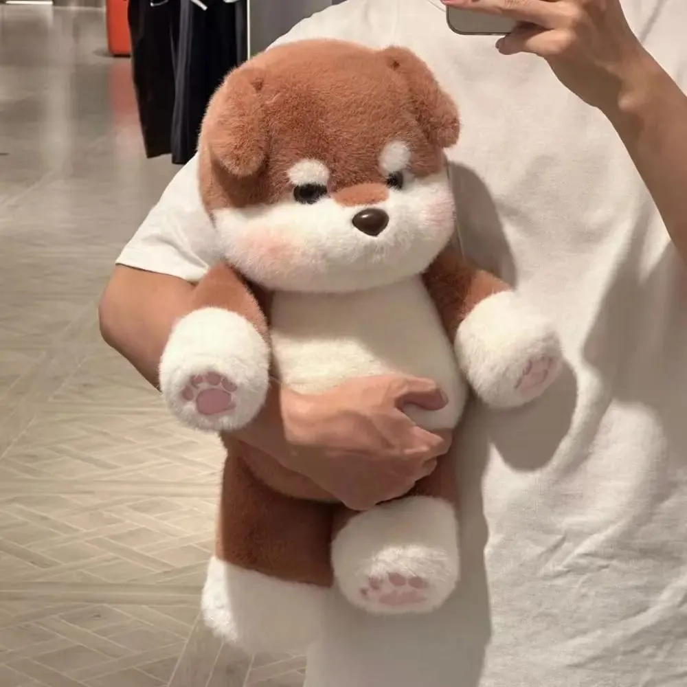 Hadiah Kreatif Bantal Plush Haiwan Boneka Anjing Lembut Sokongan Emosi Bantal Boneka Comel Bantal Plush 17.7 inci — image 4