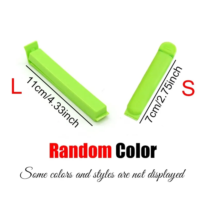 10-20 pz/set Clip di Tenuta Colorata Riutilizzabile Snack di Stoccaggio Sigillante Morsetto Gadget Da Cucina per Il Cibo Conservazione Fresca A Prova di Umidità ZYF — image 7