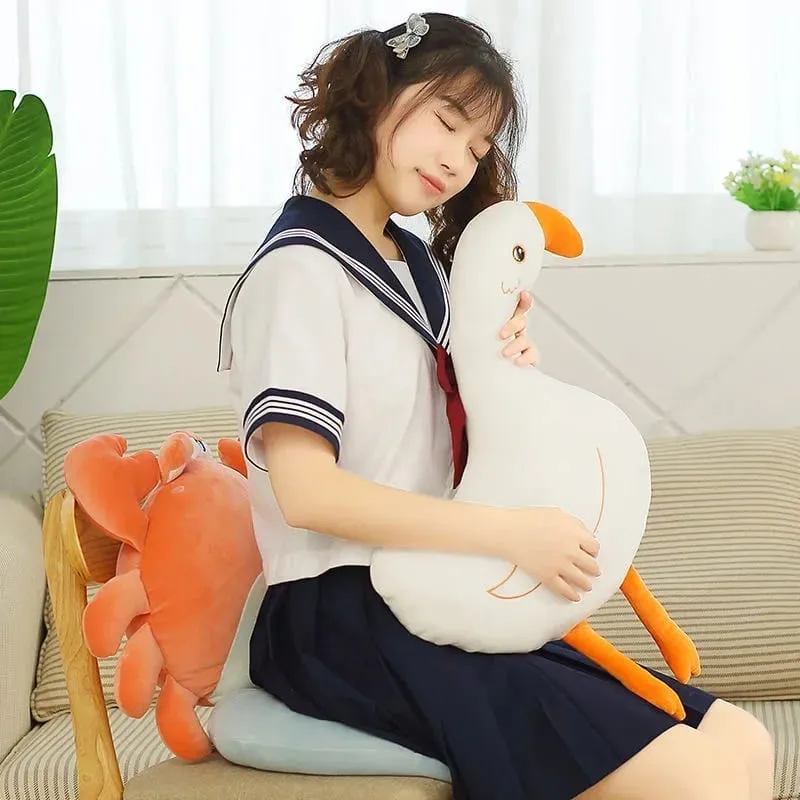 น่ารักโยนหมอนปูปลาวาฬห่านสิงโตหมอนสบายโซฟารถ Office Headboard Cushion ตุ๊กตากลับตุ๊กตาของเล่นของขวัญ — image 5