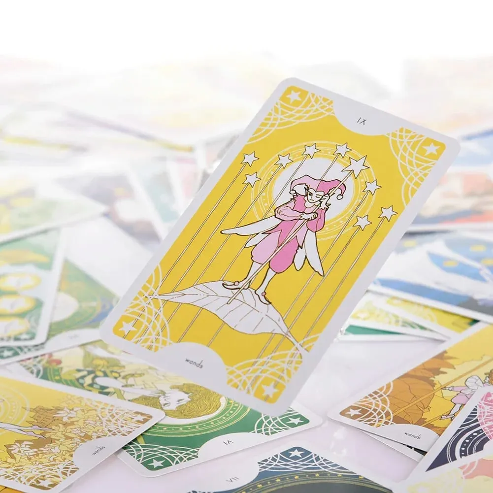 Star Spinner Tarot Cards A 81 Tarot Table Deck Oracle Card English Fun Playing Divination Fate Board Games for Women — image 4