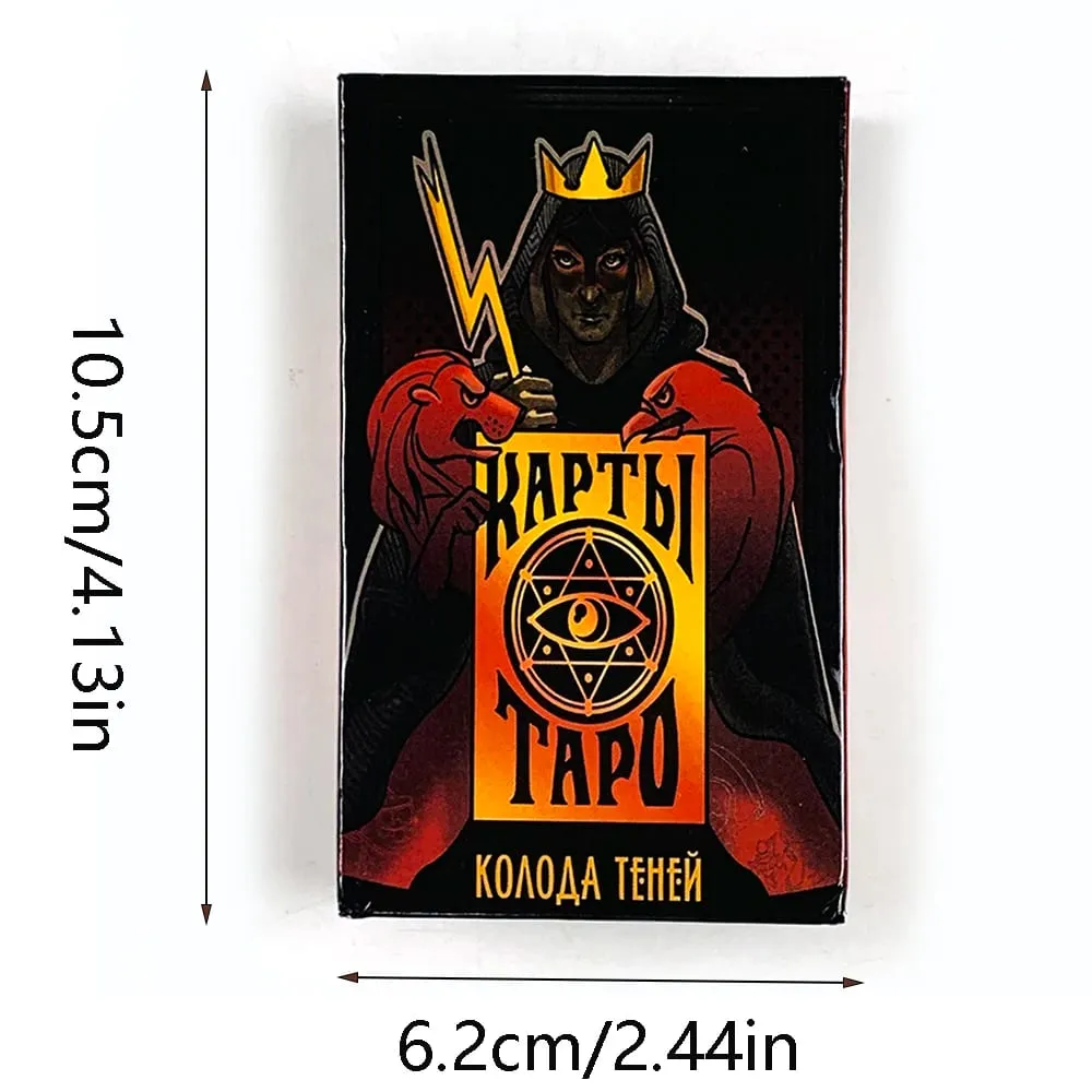 Versione russa Tarocchi Carte A 78 Mazzi Carte Divinazione del Destino Gioco da tavolo Gioco con guida per principianti Regali di Halloween — image 6