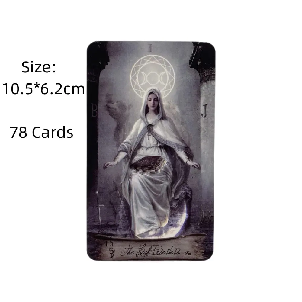 Hot Selling Heaven Earth Tarot Karta pro volný čas Zábava Rodina Setkání Věštění Balíček Tarotová deska Herní karty