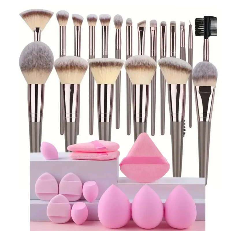 Professional 3-20PCS Makeup Brushes Set Soft Fluffy Foundation Eyeshadow Concealer Blending Blush Brush Kabuki Women Beauty Tool — image 10