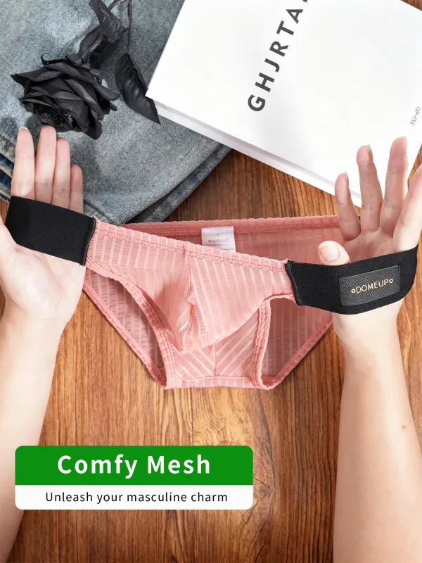 1/2/3PCS Slip da uomo in cotone mercerizzato premium nuovi ultra-sottili traspiranti morbidi come la seta Fitness Gym Abbigliamento quotidiano Biancheria intima da uomo — image 19