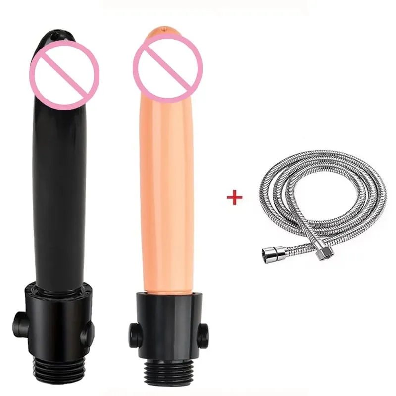 Douche Enema อาบน้ำชุดทำความสะอาด Anal Plug Dildo ลูกปัดทวาร Enema ทำความสะอาด Butt Plug เกย์เพศของเล่นสำหรับ Man — image 4