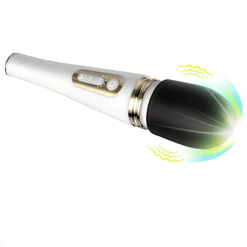Vibromasseur baguette magique puissant, 6 vitesses, 10 bâtons AV vibrants, stimulateur de Clitoris, chauffage de la tête, masseur corporel, jouets sexuels pour femmes — image 1