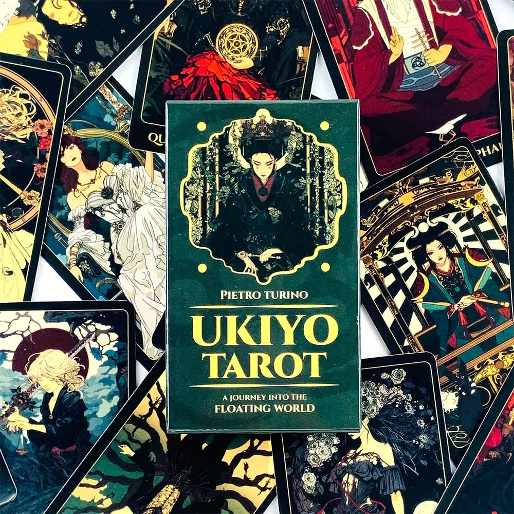 Ukiyo Tarocchi 78 Carte Cartomanzia Divinazione Tarocchi Gioco da tavolo Perfetto per l'esplorazione culturale e la collezione d'arte — image 3