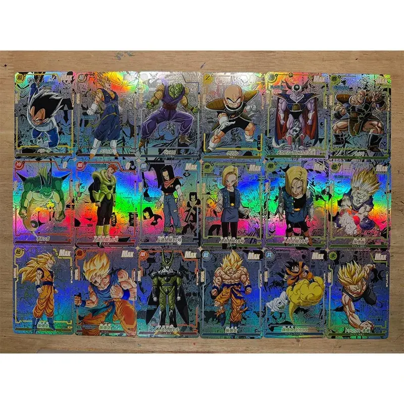Personaggi anime Dragon Ball Super Bulma Cell Texture abbronzante fatta in casa fai da te Giocattoli di gioco Carta da collezione Regalo di compleanno di Natale — image 9