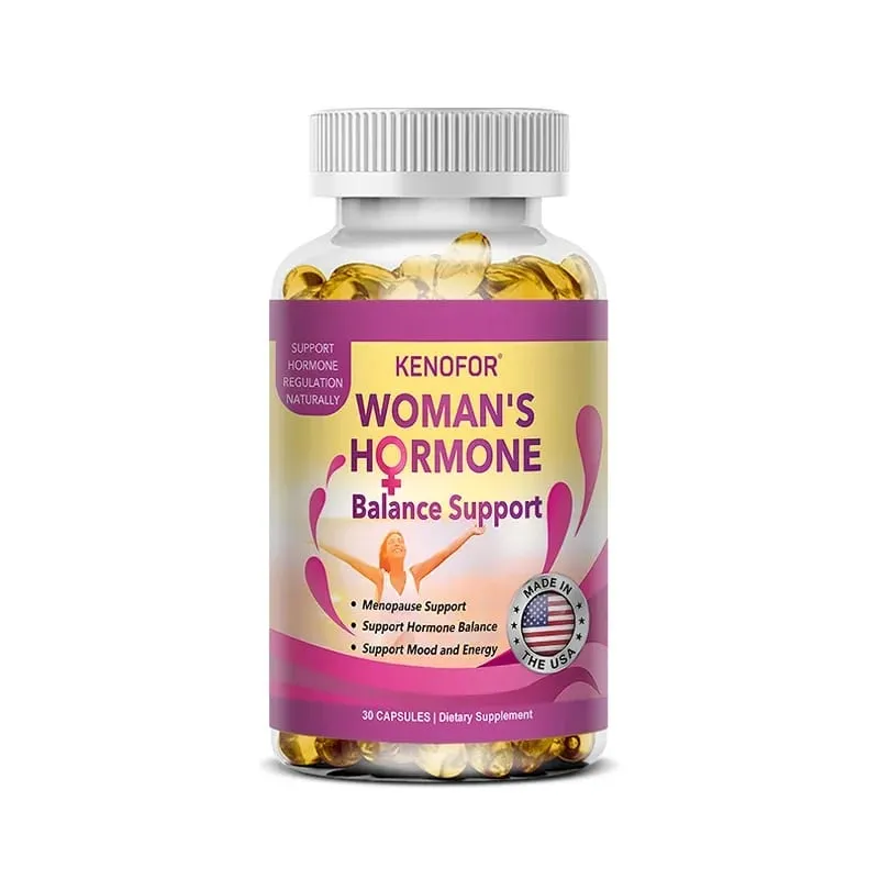 Menopause Support Supplement for Women - Relieves Fatigue Bloating Hot Flashes Mood Swings - Supports PMS PMDD PCOS