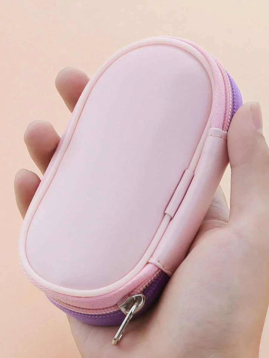 10 Chiếc Màu Hồng Bộ Cọ Trang Điểm Dành Cho Người Mới Bắt Đầu Mini Di Động Kem Nền Phấn Mắt Với Pha Lê Tay Cầm Bao Gồm Túi Đựng Cọ — image 6