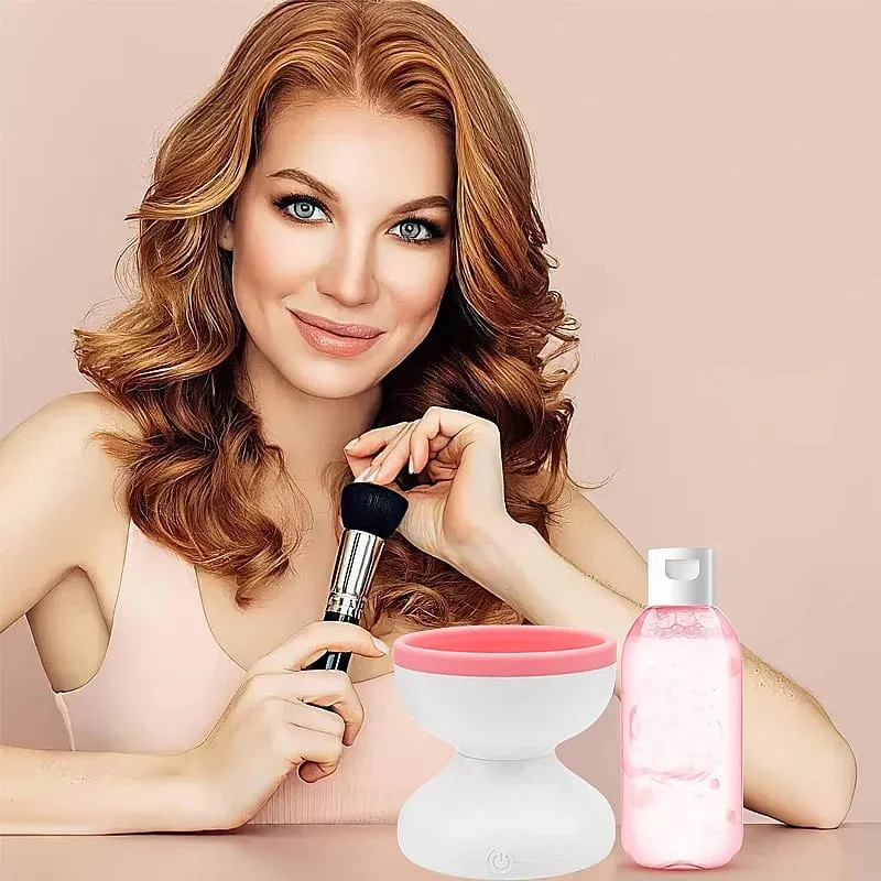 Electric Makeup Brush Cleaner Machine Silicone Cleaning Bowl Fast Wash Makeup Eyelash Brush Cleaning Tool All Cosmetic Brushes — image 6