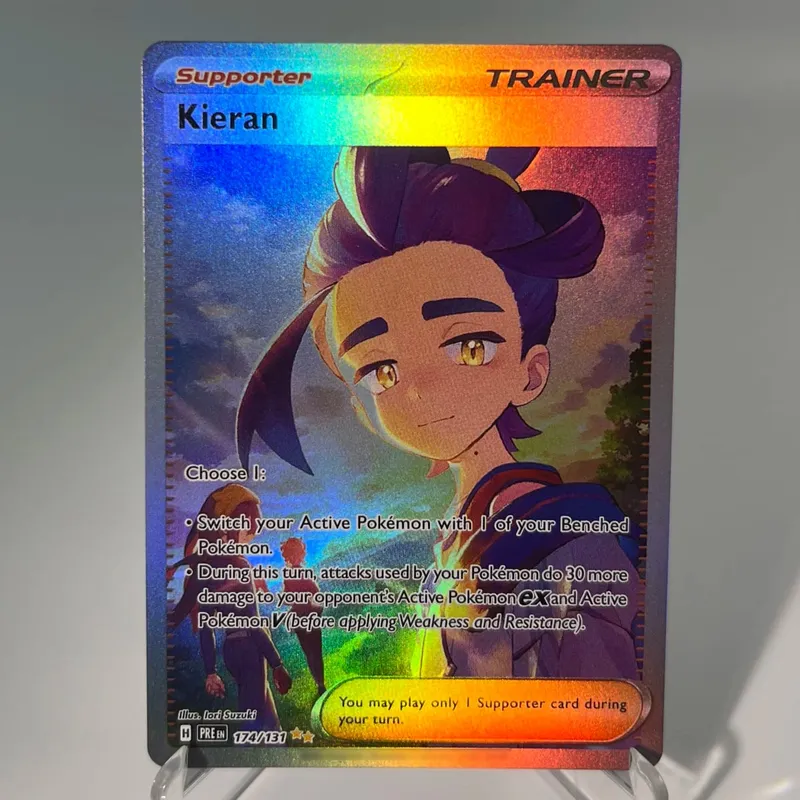 Kad PKM Prismatic Evolutions PTCG5-A GX Rainbow Umbreon Sylveon Leafeon ex Rare Collection Battle Toys Hadiah untuk Hobi — image 37
