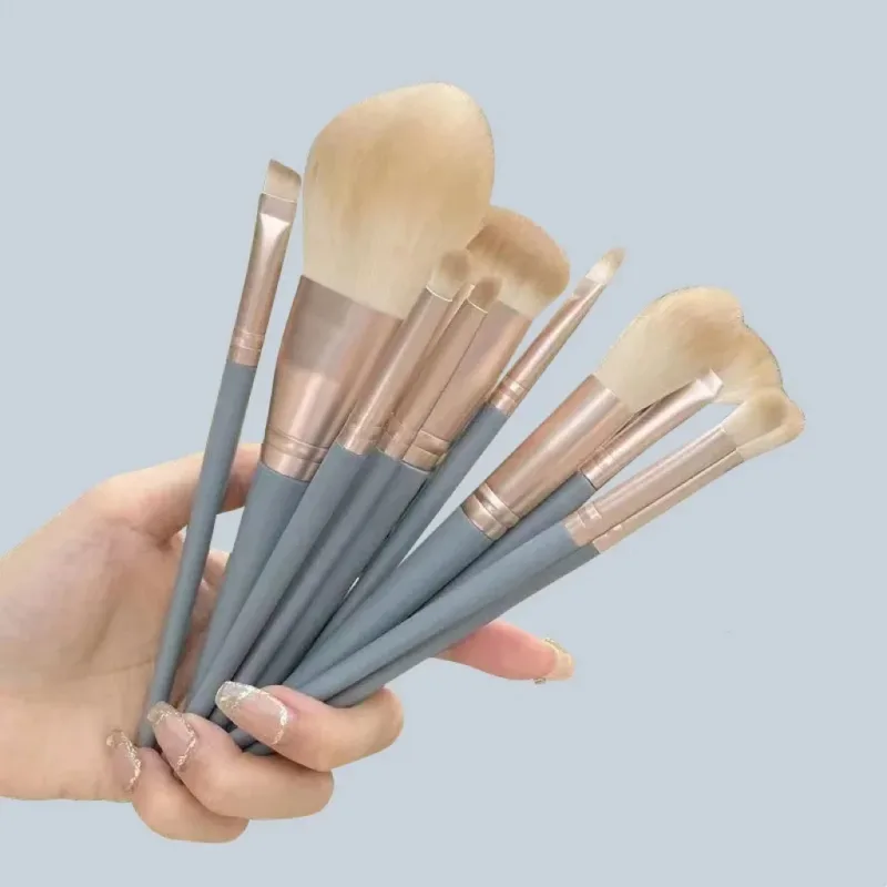 10PCS Make-Up Pinsel Set Professionelle Super weiche detail pinsel Rouge Pinsel Foundation Concealer Lidschatten Pinsel Dame Schönheit Werkzeug — image 20
