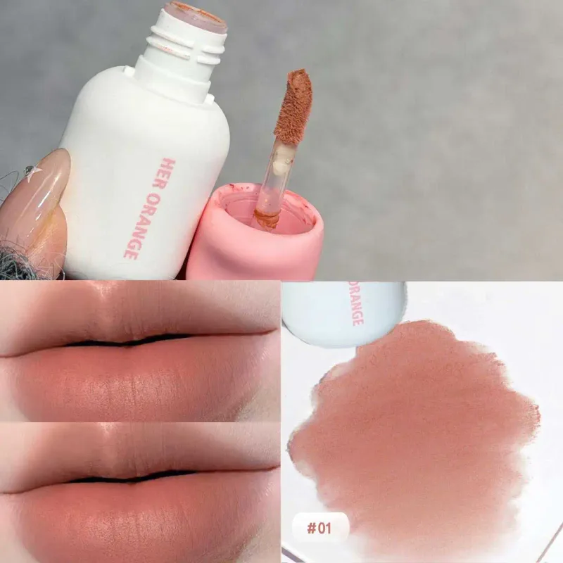 Herorange Soft Matte Lip Mud Tidak Mengeringkan Pakai Lama untuk Ulang-alik Harian dengan Harga Berpatutan — image 12
