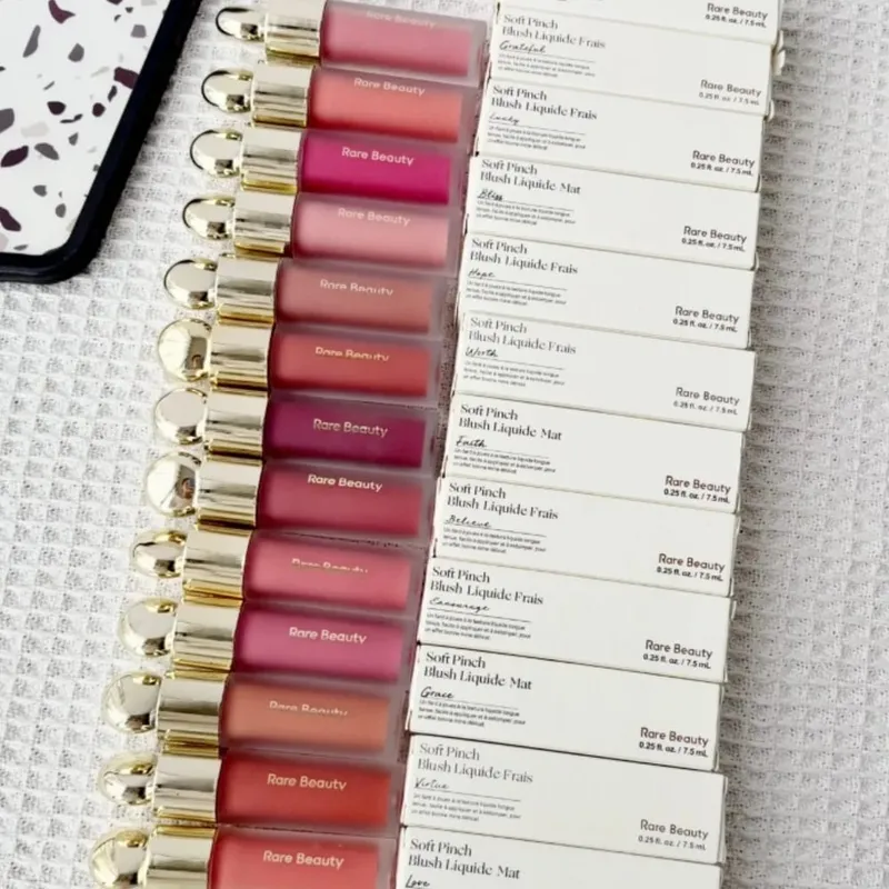 Rare Beauty Soft Pinch Liquid Blush เนียน บางเบา ระบายอากาศได้ดี ติดทนนาน แต่งหน้าอวบอิ่ม Hope Love Virtue Happy Wonder Worth — image 2