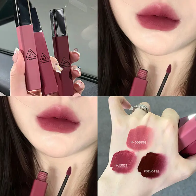 Cappuvini Matte Velvet Lip Glaze Hydratační hladká dlouhotrvající rtěnka Makeup Lesk na rty — image 1