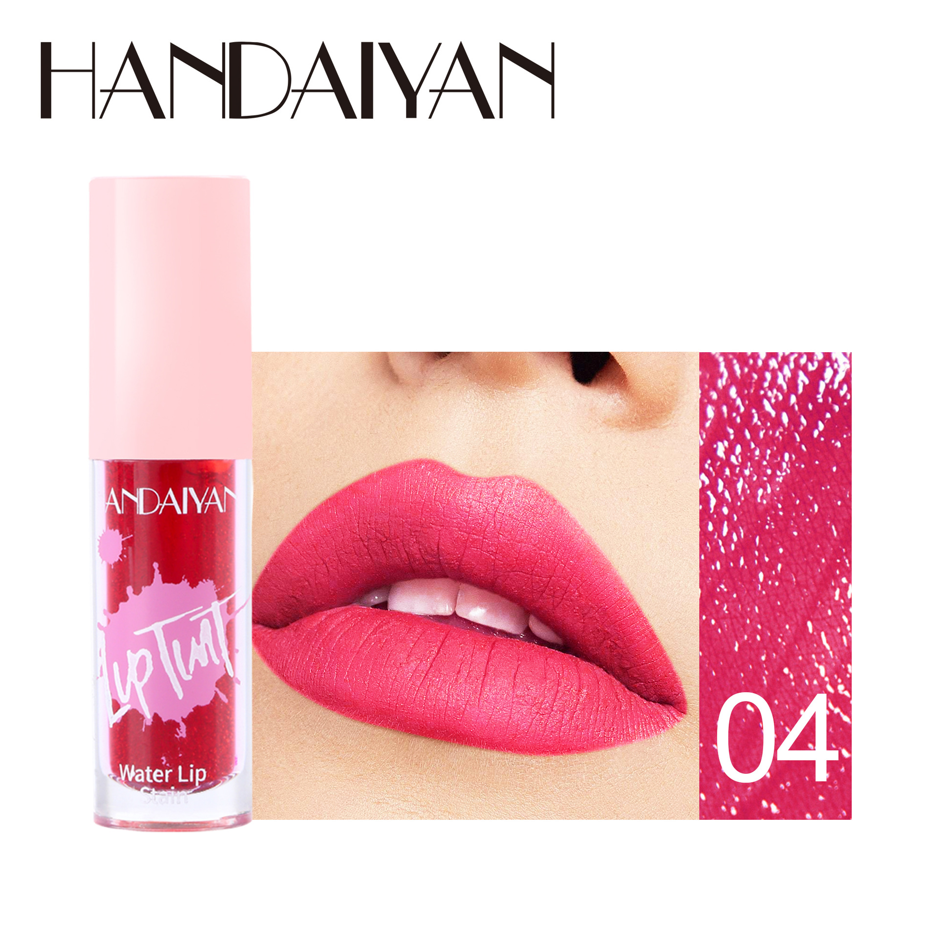 Pelbagai guna 6 Warna Lip Gloss Pipi Tint Pelembap Tahan Lama Pewarna Bibir Blush Makeup Noda Bibir Lipgloss Berkilat Kosmetik — image 10