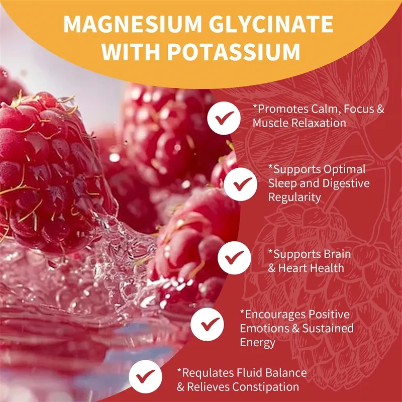 Magnesium Glycinate Gummies - Calm Relieves Stress Promotes Sleep Support Memory Concentration & Muscle Spasms — image 3