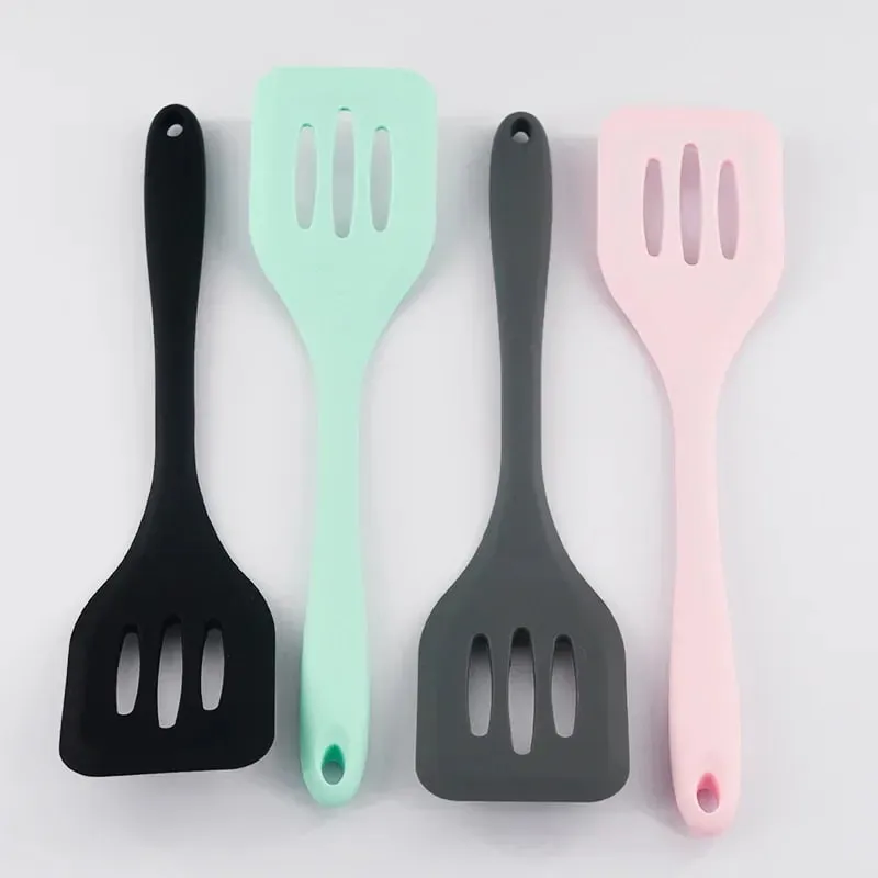 ไข่ปลากระทะตักซิลิโคน Turners ทำอาหาร Spatula ทอดพลั่ว Gadgets ครัวเครื่องมืออุปกรณ์ทำอาหาร — image 5