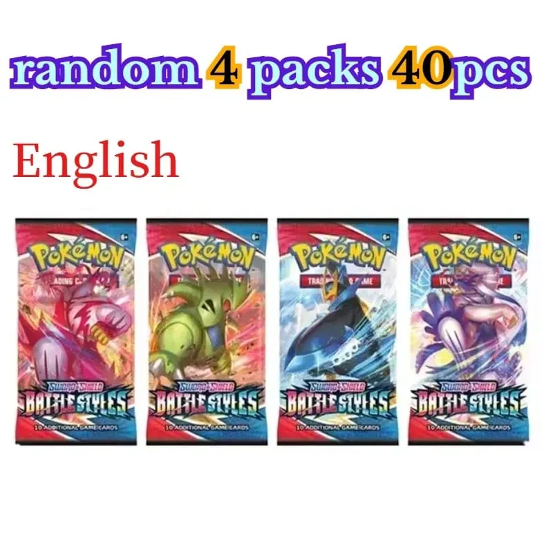 fun 40 Pieces Pokemon Card Pack 4 Sets Sun Moon Violet 151 English Trading Cards Collectible Toys Halloween Gift Fantasy Sci Fi — image 20