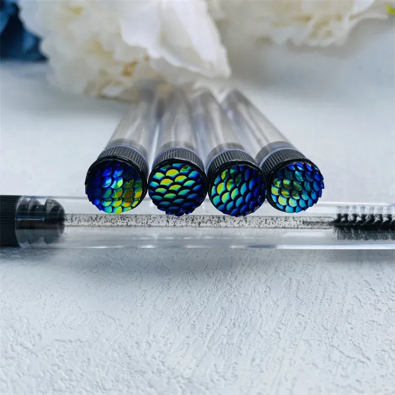 10 pz Riutilizzabile Ciglia Pennello Tubo per Estensione Ciglia Usa E Getta Mascara Bacchette Sopracciglio Applicatore Pennello Ciglia Pennelli — image 8