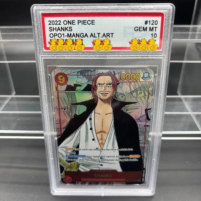 Kad Pengumpulan Kad Penilaian OPCG DIY 2023 ONE MONKEY D. LUFFY OPO5-MANGA ALT.ART Salinan Kad Penilaian 10Mata Hadiah Permainan Anime