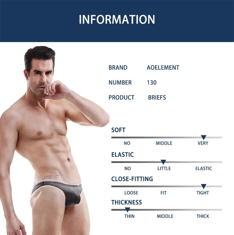 2PCS Slip stretti trasparenti in seta di ghiaccio, slip piccoli da uomo, occhi a rete, pantaloni giovanili traspiranti — image 9