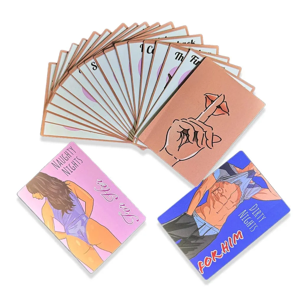 22 Stück Romantische Paare Kartenspiel Spaß Date Night Brettspiel Wahrheit oder Pflicht Karten Intimes Spiel für Liebhaber Jubiläumsgeschenk Spielzeug