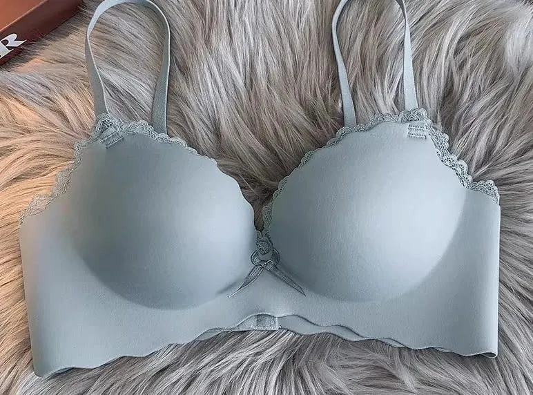 Set reggiseno push up da donna di vendita caldo Set di lingerie comfort anti-cedimento con supporto wireless senza soluzione di continuità S-XLAB per l'uso quotidiano delle giovani donne — image 10
