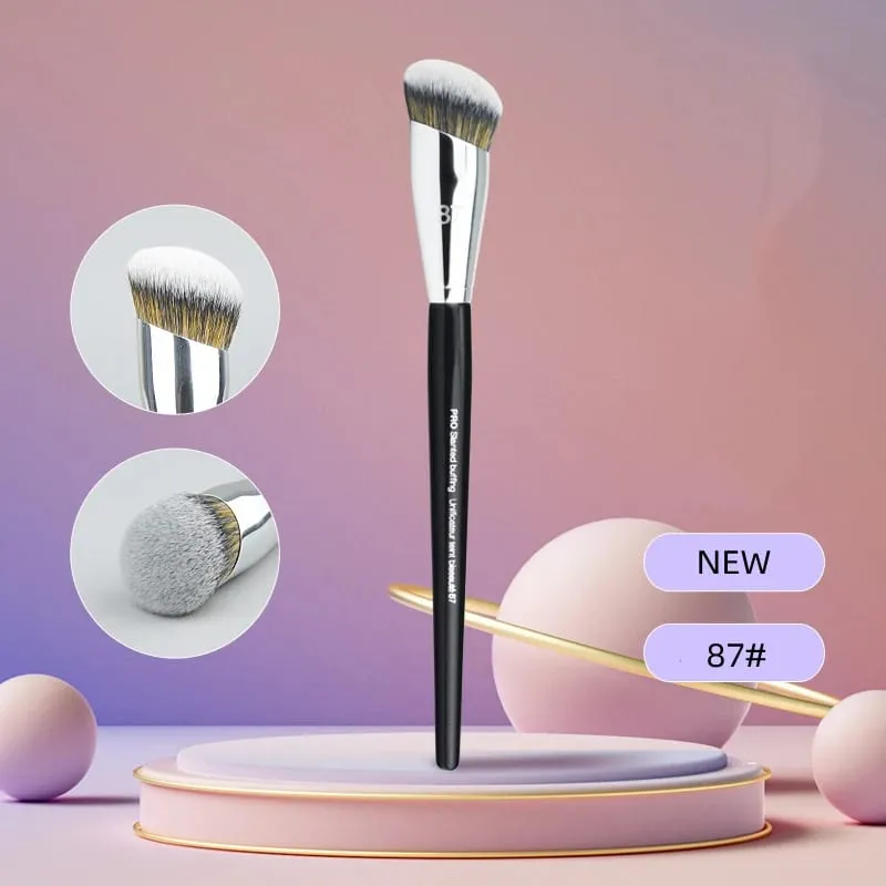 Professionel Foundation Brush 47 Broom Head Liquid Foundation Shadow Concealer Børster Kvinder Ansigtsbase Makeup Skønhedsværktøj — image 15