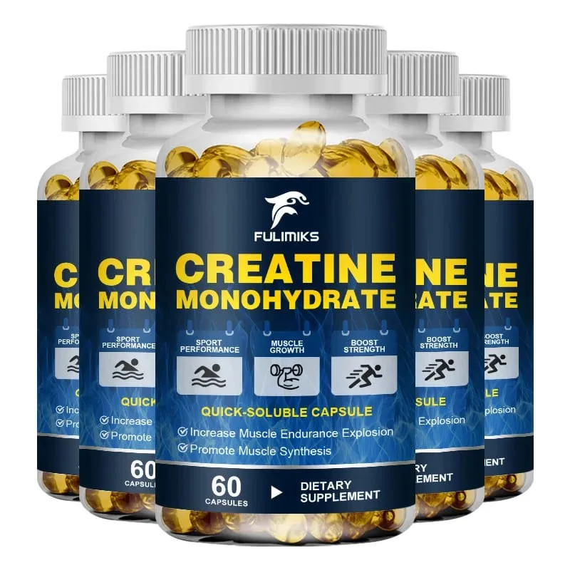 Kapsul Creatine Monohydrat Potensi Tinggi 3000mg Mendukung Pertumbuhan Otot Kinerja Atletik Tingkat Energi & Gym Harian — image 11