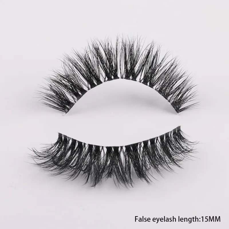 3D Mink Lashes Transparent Band False Eyelashes Natural Fake Eyelash Anime Winged Clear Band Lashes Manga Lashes Makeup — image 25