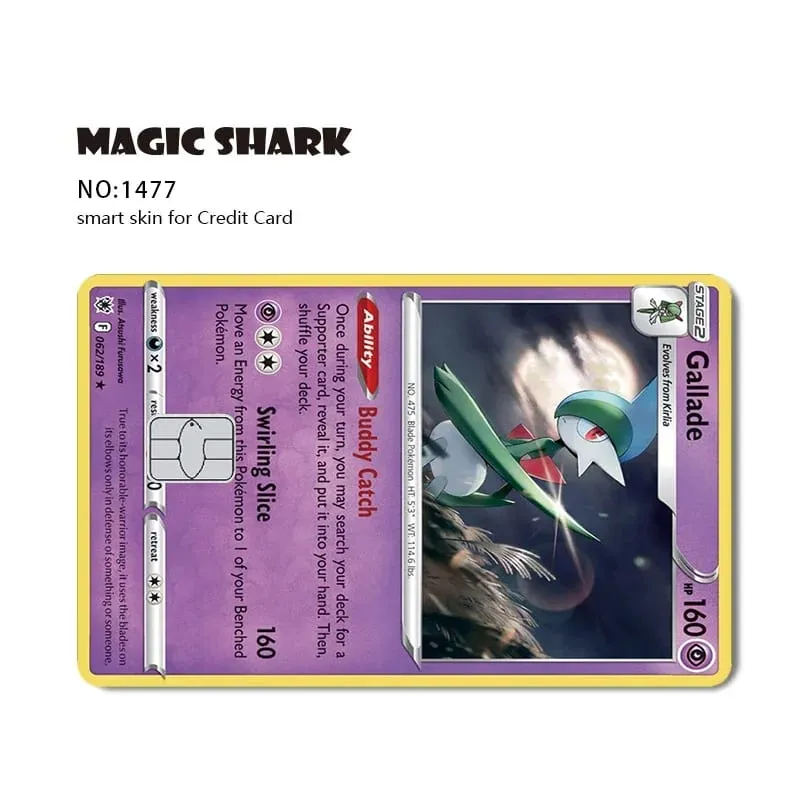 2026 ใหม่ Charizard Blastoise Bulbasaur Eevee Metwo สติกเกอร์ฟิล์มผิวสำหรับบัตรเครดิตเดบิตการ์ด — image 21