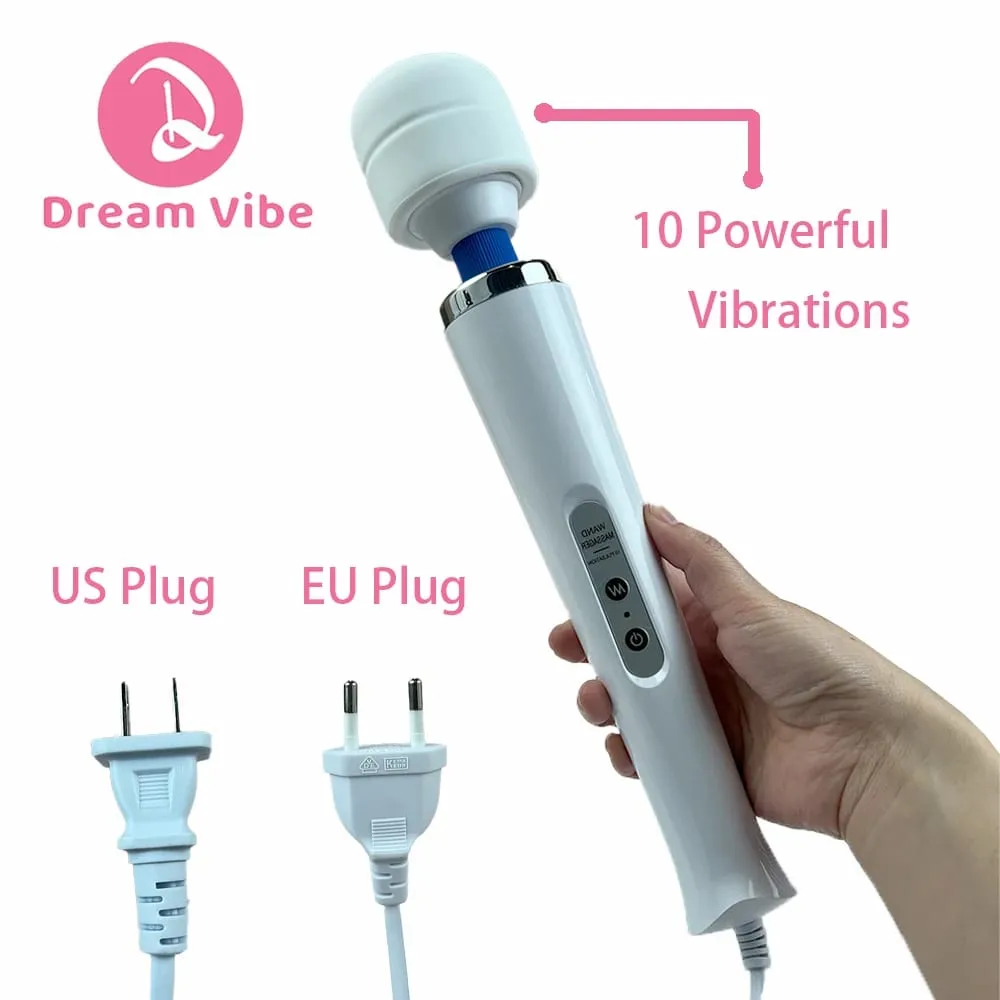 Mega Wand AC-aangedreven Supersterke vibrator Bekabeld Bedraad Krachtige draagbare wandstimulator Seksspeeltje Sportherstel Spierpijn — image 2